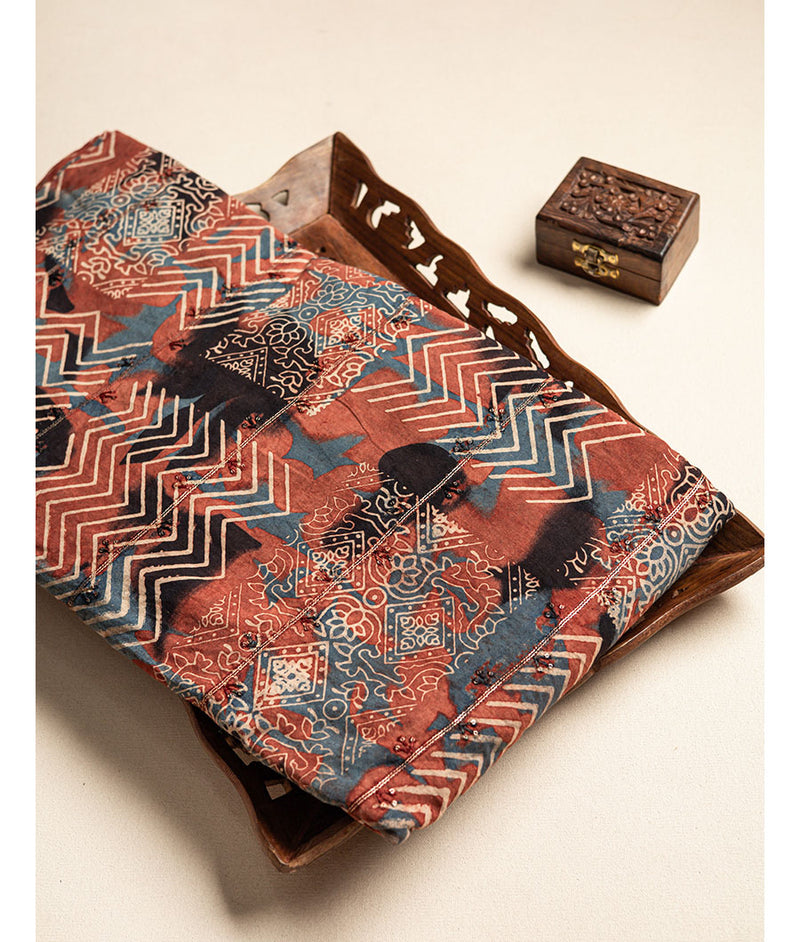 CHANDERI SILK SEQUENCE FABRIC