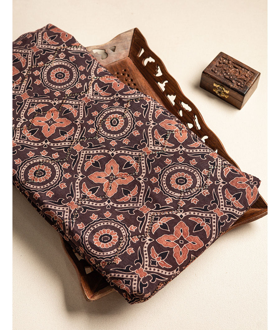 CHANDERI SILK SEQUENCE FABRIC