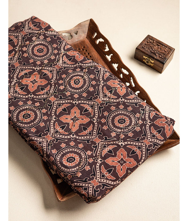 CHANDERI SILK SEQUENCE FABRIC