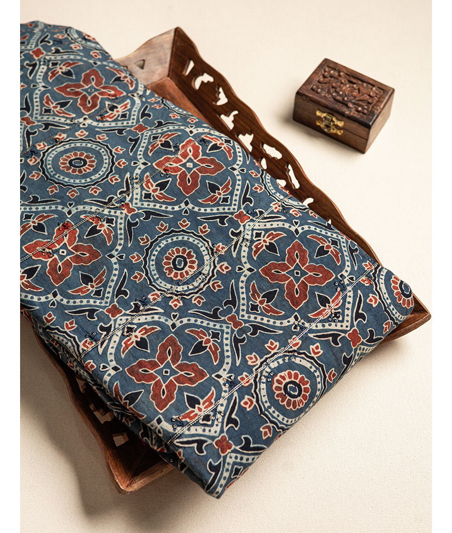 CHANDERI SILK SEQUENCE FABRIC