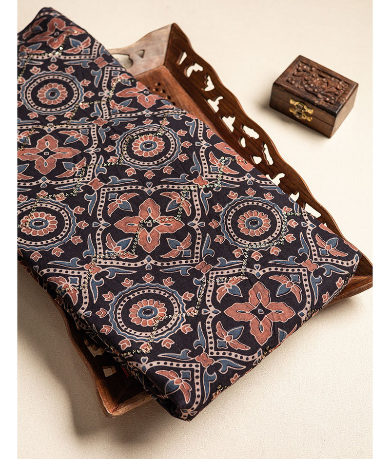 CHANDERI SILK SEQUENCE FABRIC