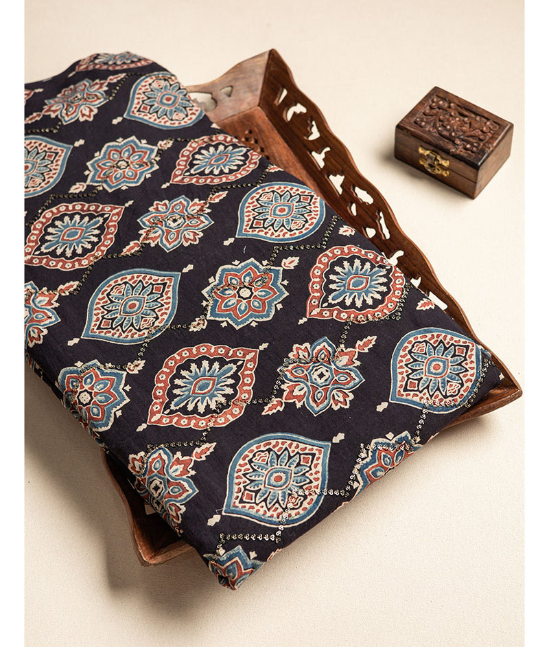 CHANDERI SILK SEQUENCE FABRIC