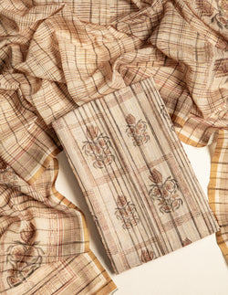 LINEN SLUB  SUIT SET