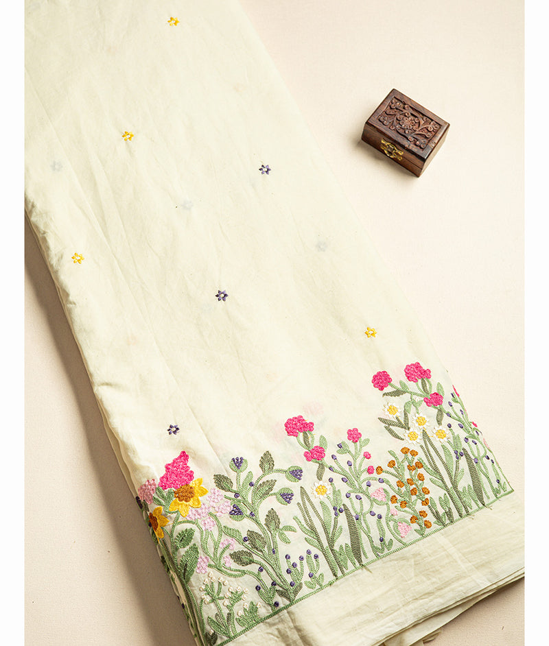 COTTON EMBROIDERED FABRIC