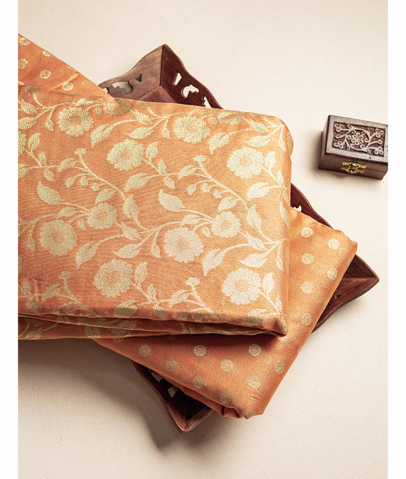 SEMI TISSUE BROCADE FABRIC