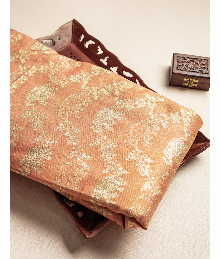 SEMI TISSUE BROCADE FABRIC