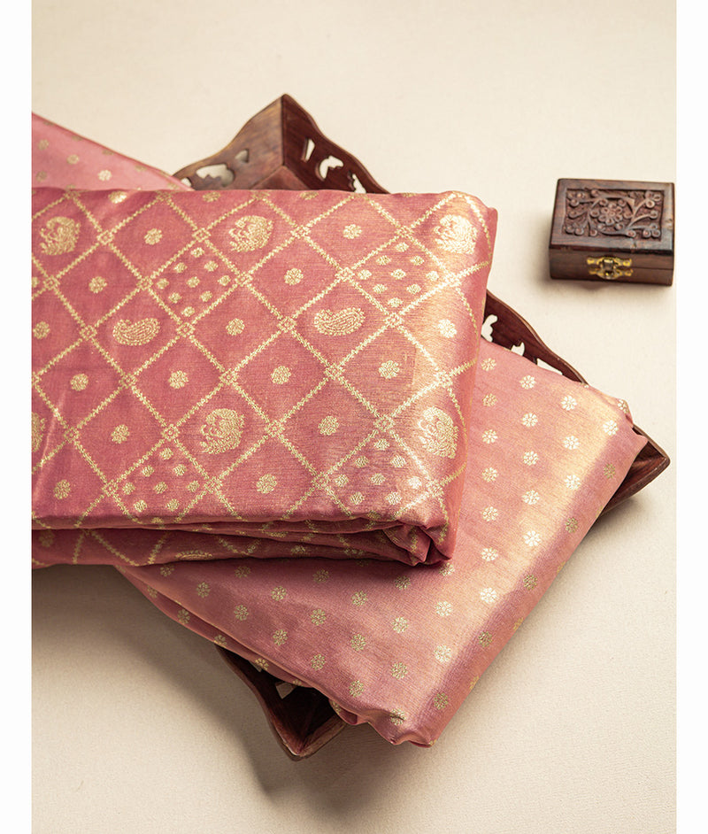 SEMI TISSUE BROCADE FABRIC