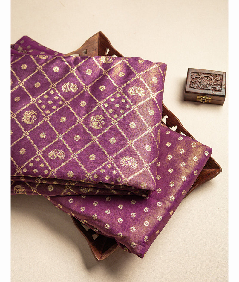 SEMI TISSUE BROCADE FABRIC