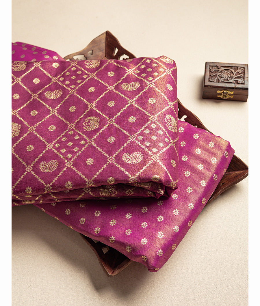 SEMI TISSUE BROCADE FABRIC