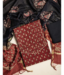 COTTON SCHIFFLI 3 PIECE SUIT SET