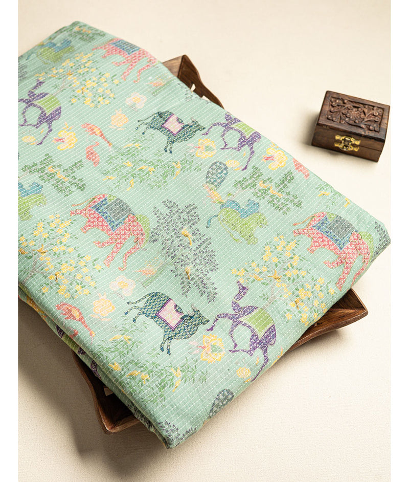 COTTON KANTHA FABRIC