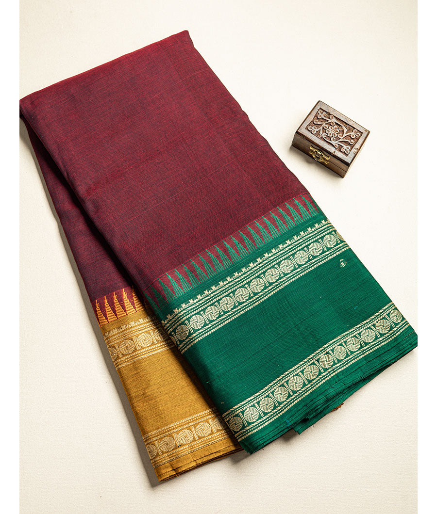 HANDLOOM NARAYANPET BORDER FABRIC