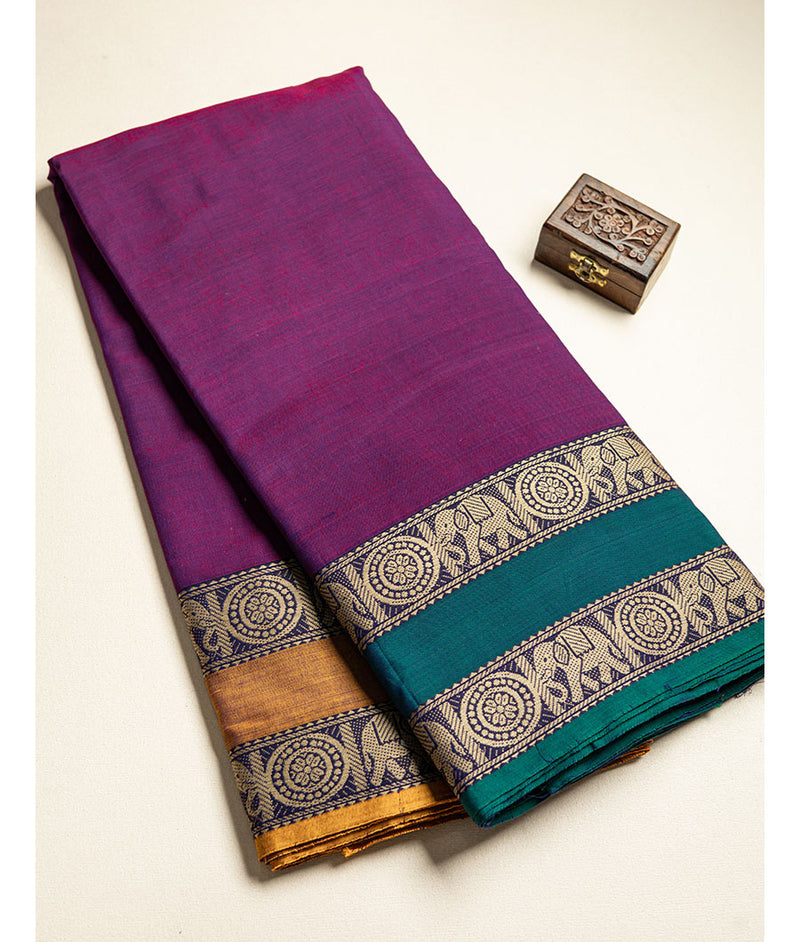 HANDLOOM NARAYANPET BORDER FABRIC