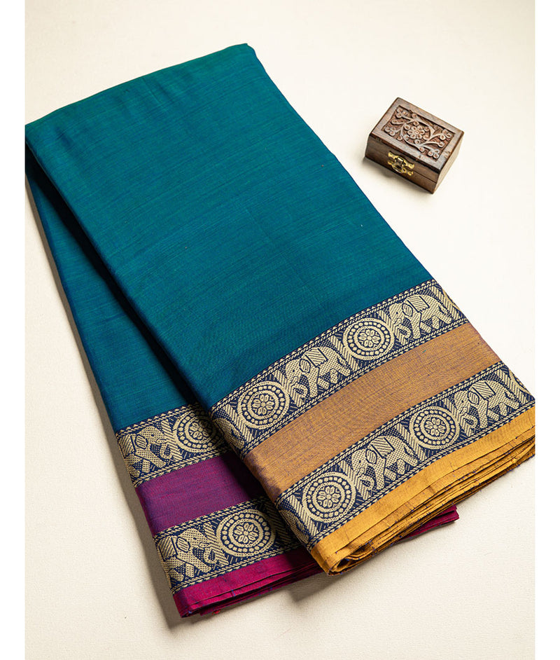 HANDLOOM NARAYANPET BORDER FABRIC