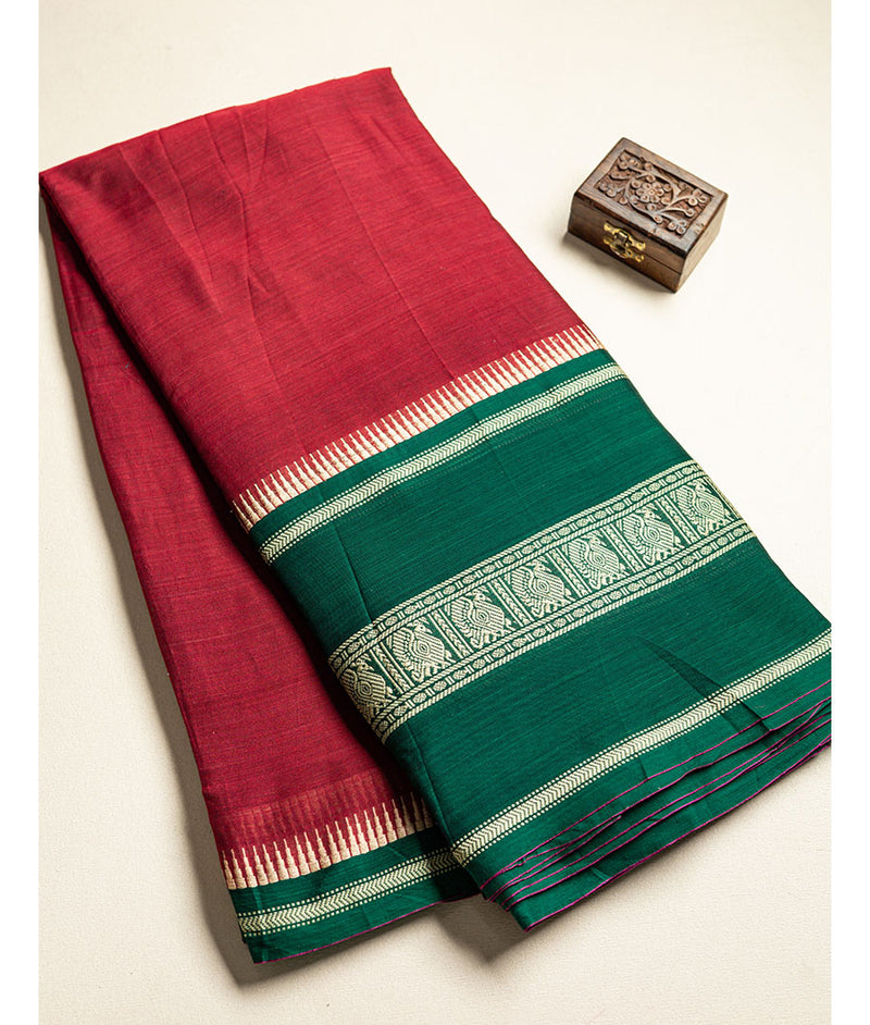 HANDLOOM NARAYANPET BORDER FABRIC
