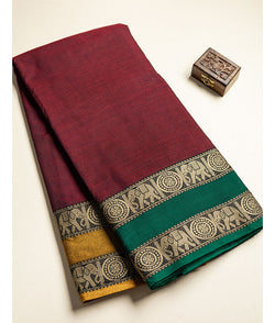 HANDLOOM NARAYANPET BORDER FABRIC
