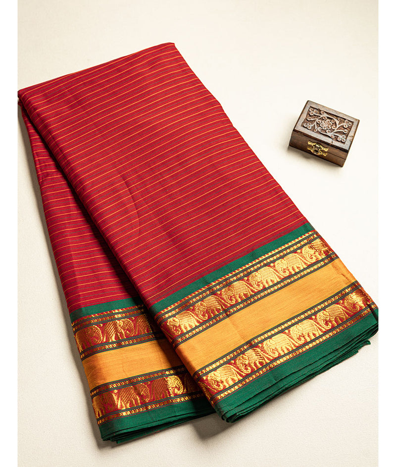 HANDLOOM NARAYANPET BORDER FABRIC