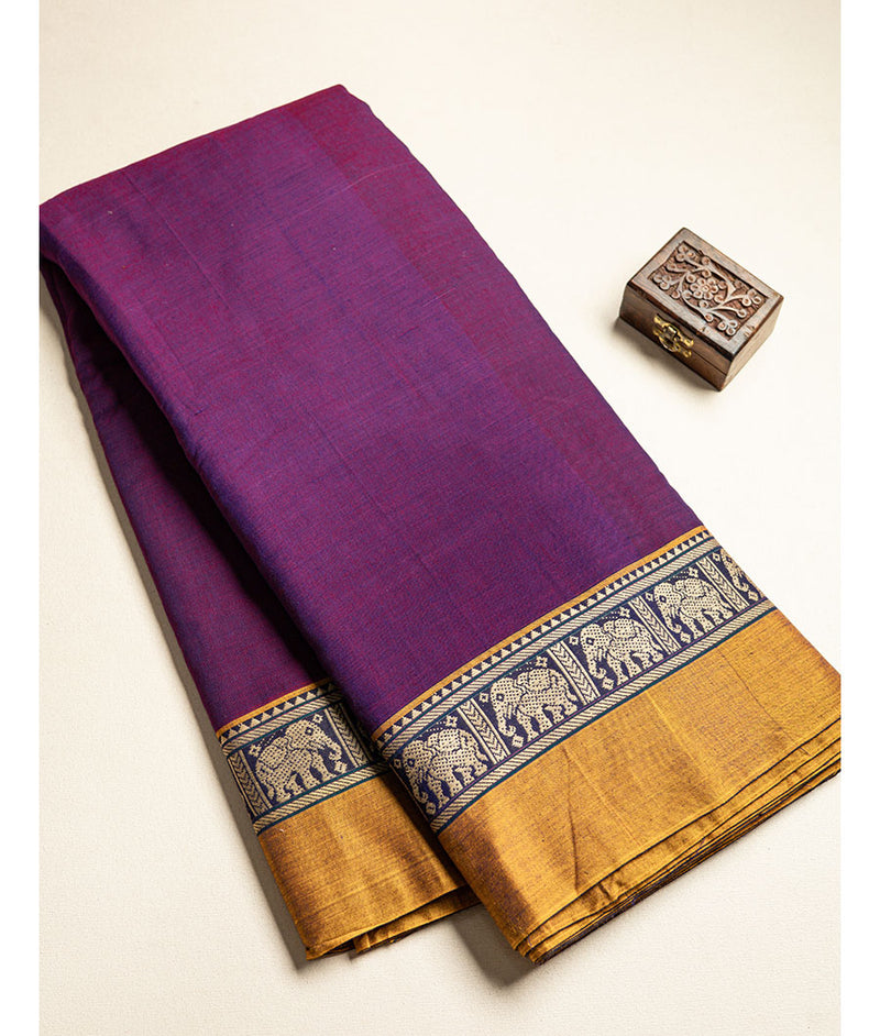 HANDLOOM NARAYANPET BORDER FABRIC