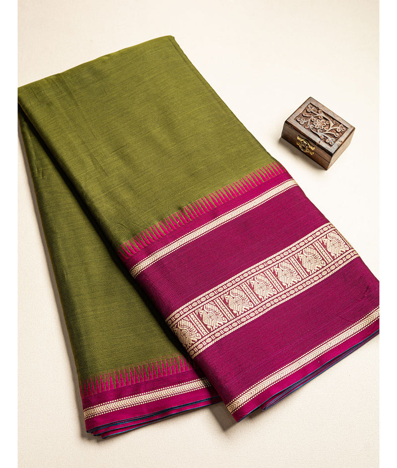 HANDLOOM NARAYANPET BORDER FABRIC