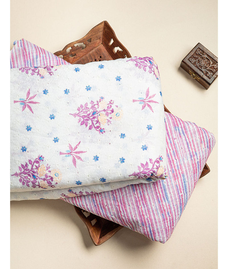 COTTON SCHIFFLI PRINTED  MIX AND MATCH