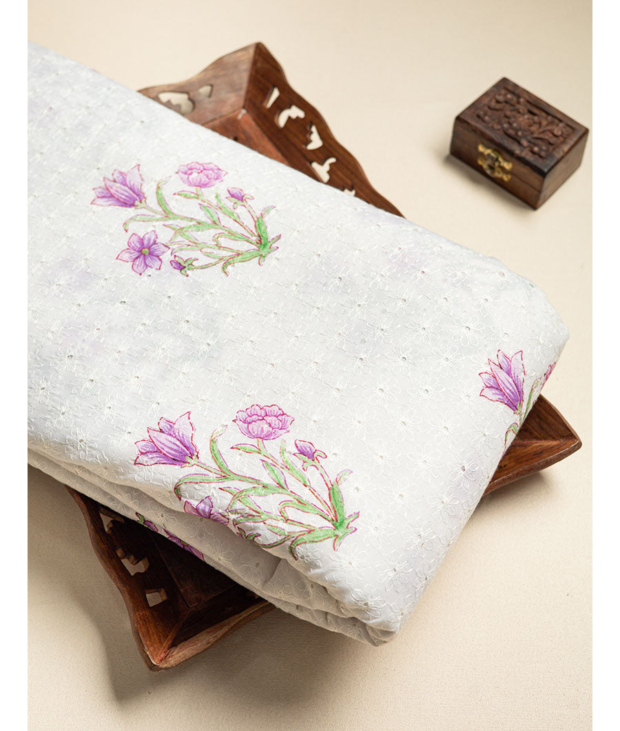 COTTON SCHIFFLI HAKOBA FABRIC