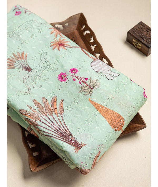 COTTON SCHIFFLI HAKOBA FABRIC