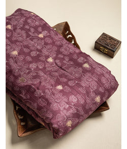 SEMI TUSSAR PRINTED FABRIC