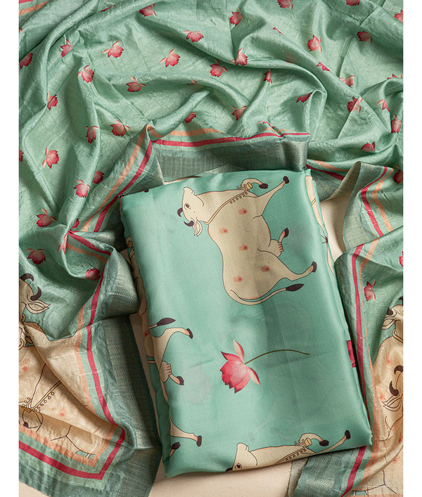SOFT SILK PICHWAI SUIT SET