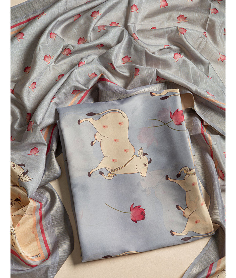 SOFT SILK PICHWAI SUIT SET