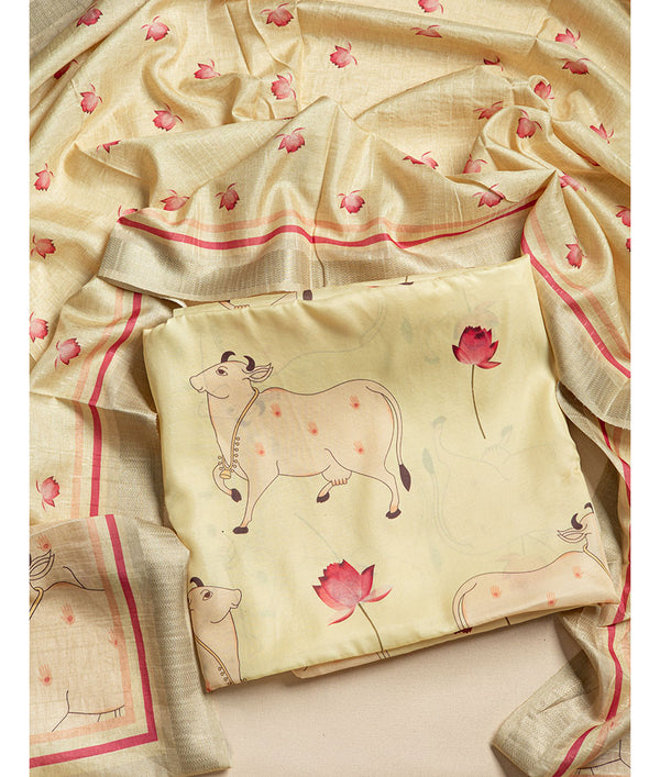 SOFT SILK PICHWAI SUIT SET