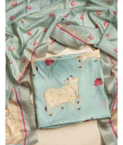 SOFT SILK PICHWAI SUIT SET