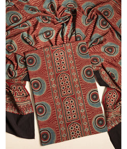 COTTON AJRAKH 2 PIECE SUIT SET
