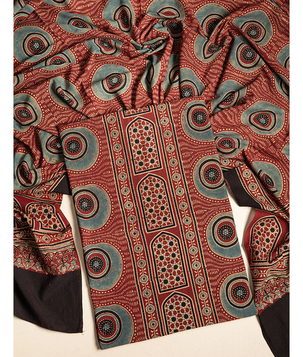 COTTON AJRAKH 2 PIECE SUIT SET