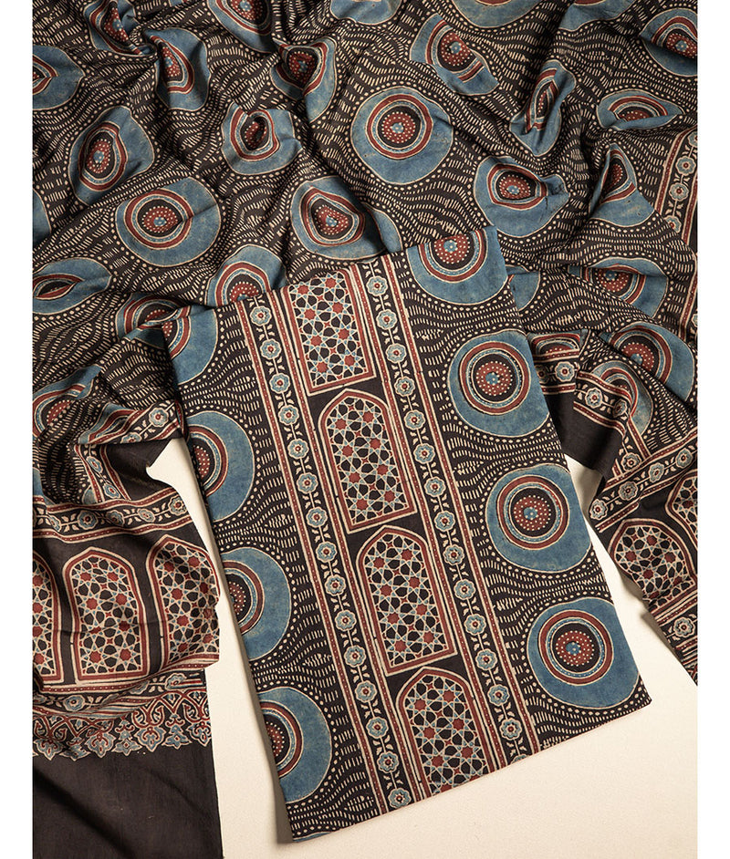 COTTON AJRAKH 2 PIECE SUIT SET