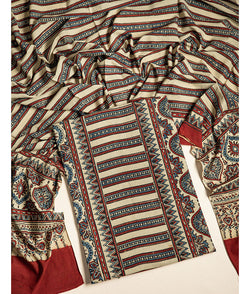 COTTON AJRAKH 2 PIECE SUIT SET
