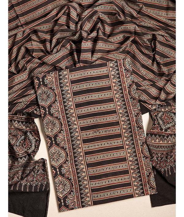 COTTON AJRAKH 2 PIECE SUIT SET