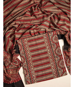 COTTON AJRAKH 2 PIECE SUIT SET