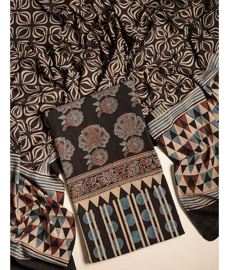 COTTON AJRAKH 2 PIECE SUIT SET