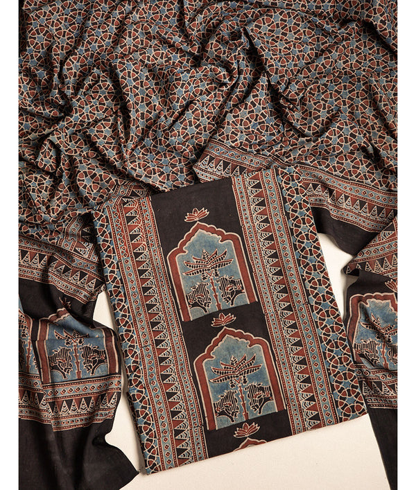 COTTON AJRAKH 2 PIECE SUIT SET