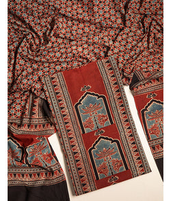 COTTON AJRAKH 2 PIECE SUIT SET