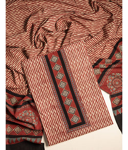 COTTON AJRAKH 2 PIECE SUIT SET