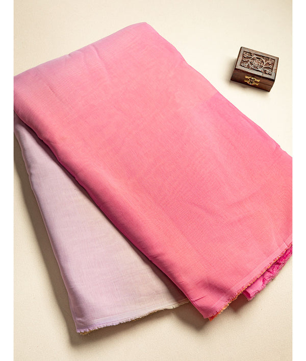 MALAI CHANDERI OMBRE FABRIC