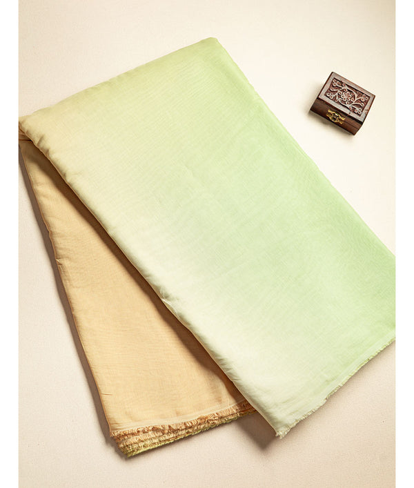 MALAI CHANDERI OMBRE FABRIC