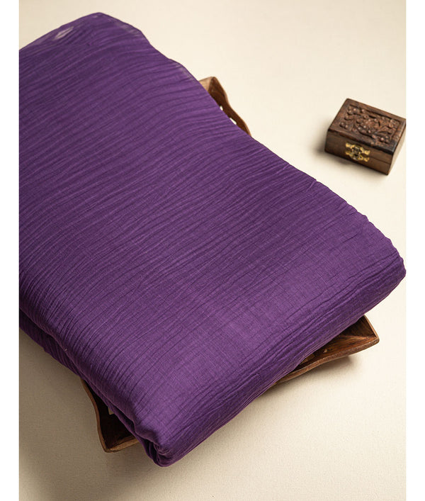PURE MUL CHANDERI DYED FABRIC