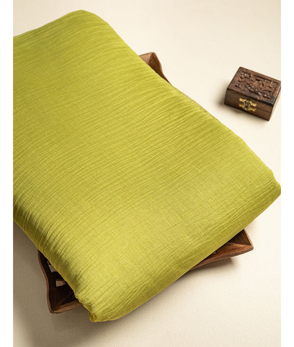 PURE MUL CHANDERI DYED FABRIC