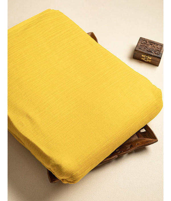 PURE MUL CHANDERI DYED FABRIC