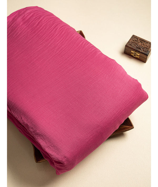 PURE MUL CHANDERI DYED FABRIC