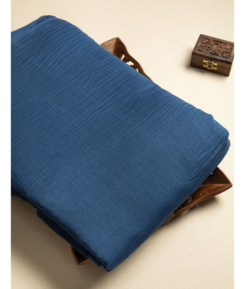 PURE MUL CHANDERI DYED FABRIC