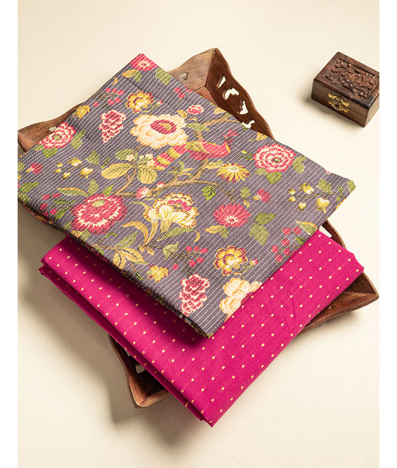 COTTON KANTHA MIX AND MATCH