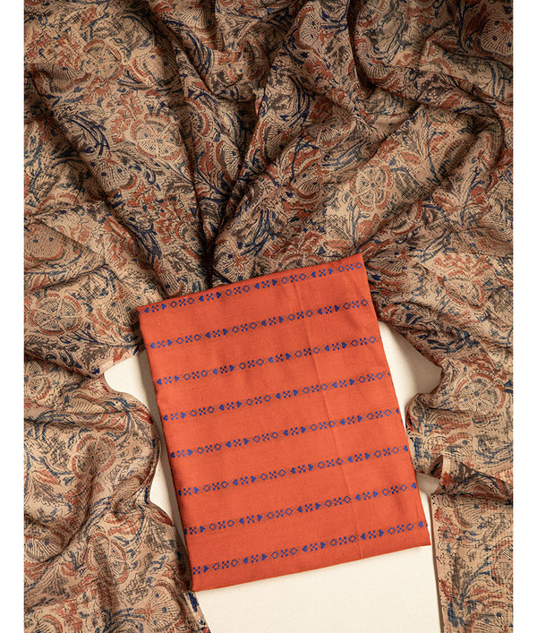 COTTON HANDLOOM 2 PIECE SUIT SET